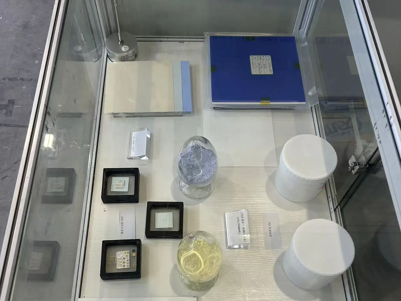 LTCC and electronic material samples for technical review