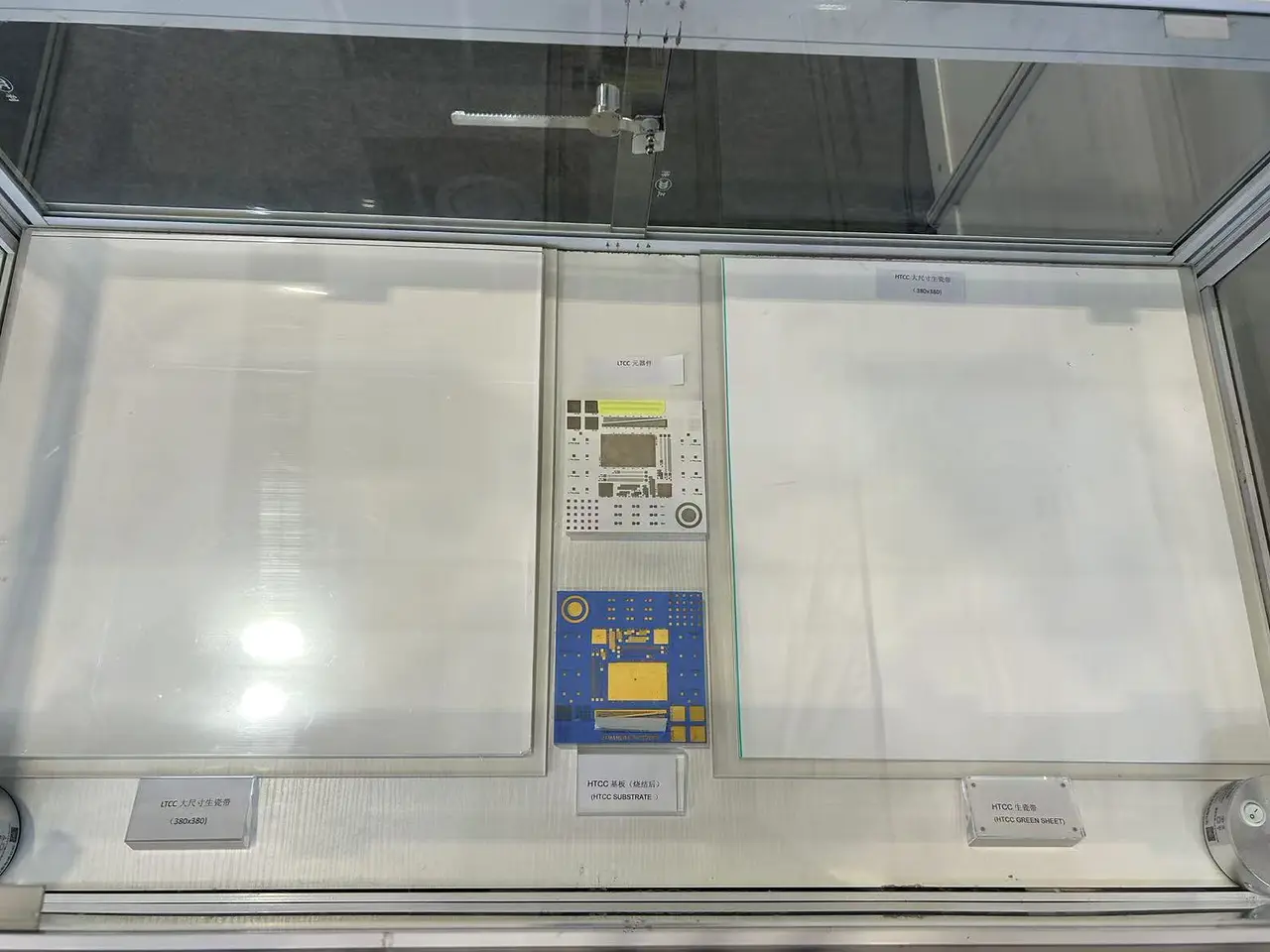 LTCC substrate samples for RF and microwave evaluation